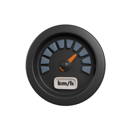 Compteur de vitesse de voiture  3D Icon