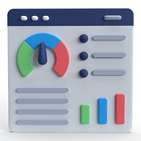 Compteur de vitesse Web  3D Icon