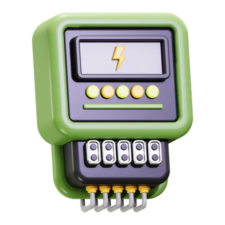 Compteur électrique  3D Icon