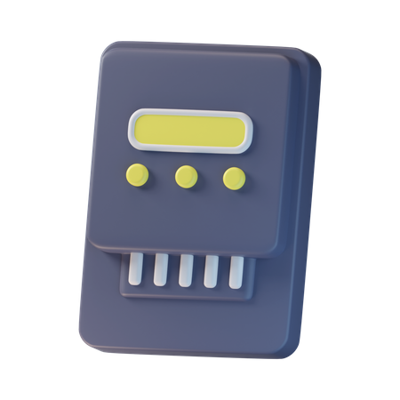 Compteur électrique  3D Icon