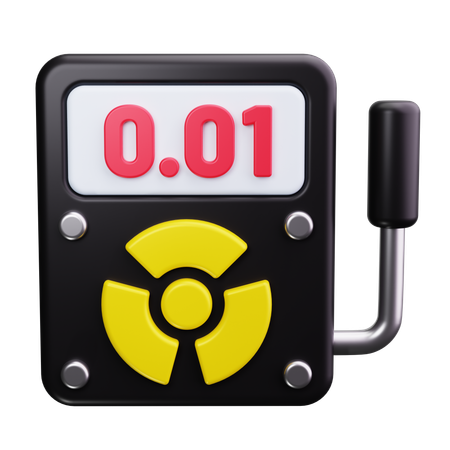 Compteur Geiger  3D Icon