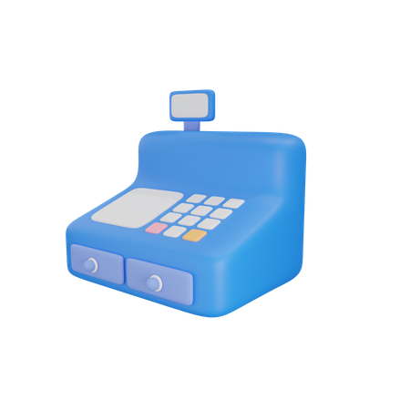 Comptoir de caisse pos  3D Icon