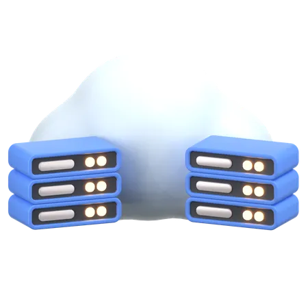 Computación en la nube  3D Icon