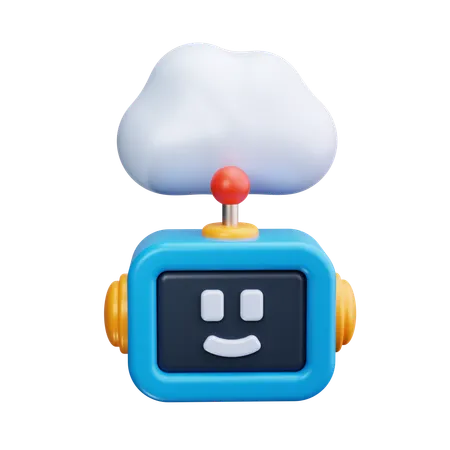 Computación en la nube  3D Icon