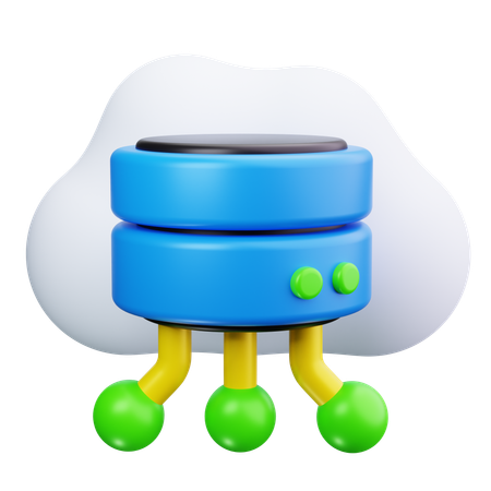 Computación en la nube  3D Icon