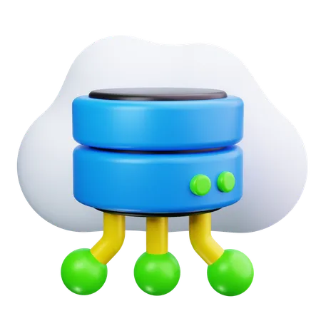 Computación en la nube  3D Icon