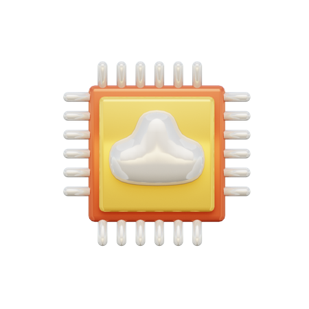 Computación en la nube  3D Icon