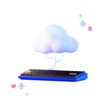 Computación en la nube  3D Icon