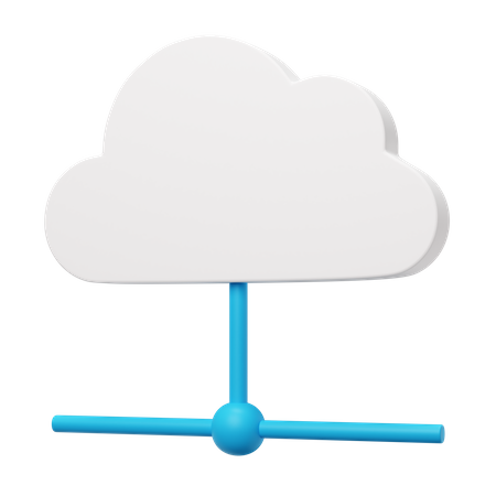 Computación en la nube  3D Icon