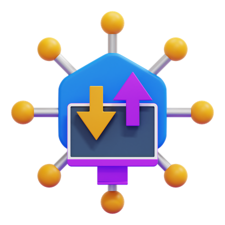 Computación ubicua  3D Icon