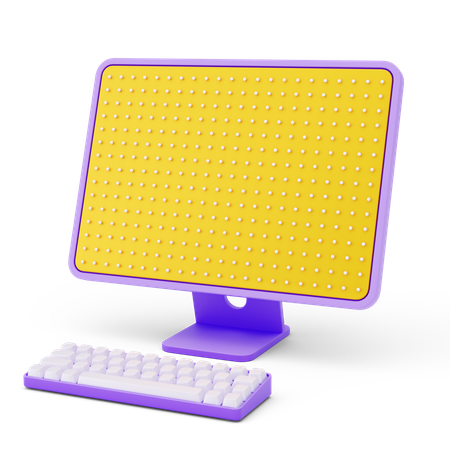 Computador  3D Icon