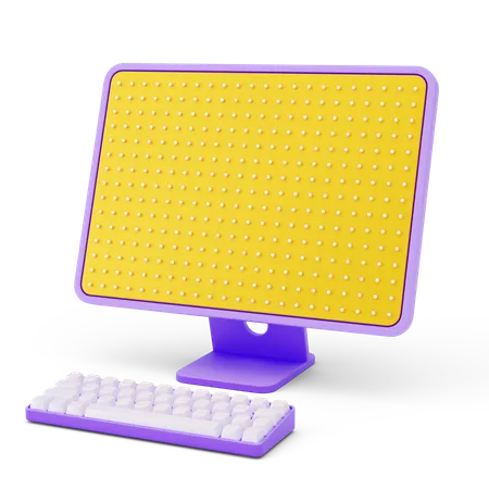 Computador  3D Icon