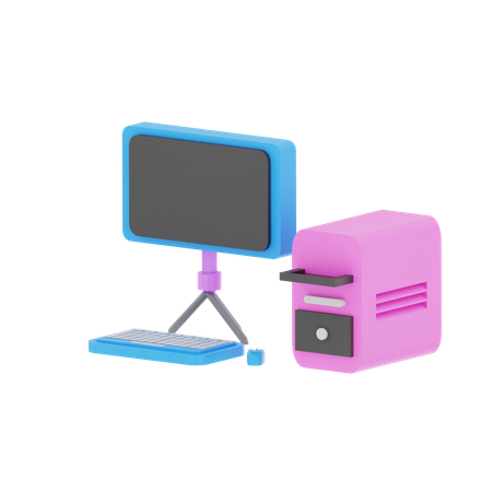 Computador  3D Icon