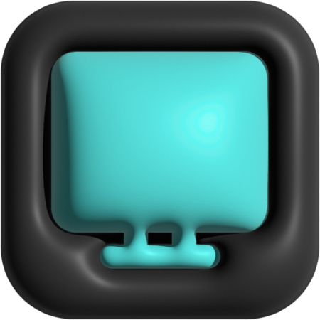 Computador  3D Icon