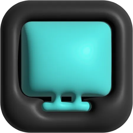 Computador  3D Icon