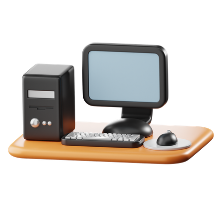 Computador  3D Icon