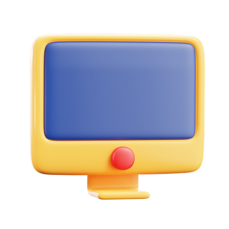 Computador  3D Icon