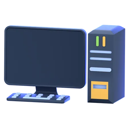 Computador  3D Icon