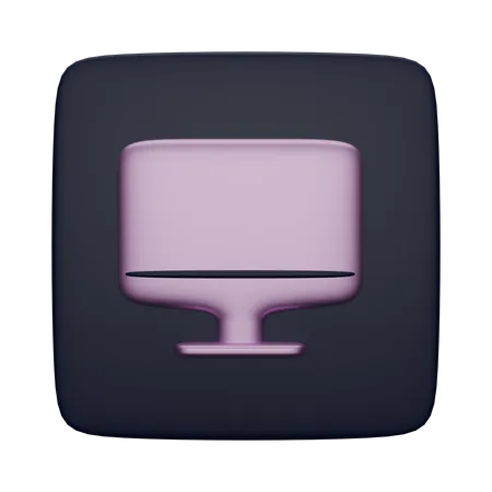 Computador  3D Icon