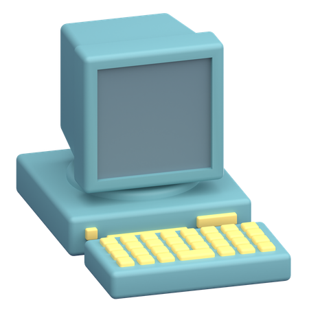 Computador  3D Icon