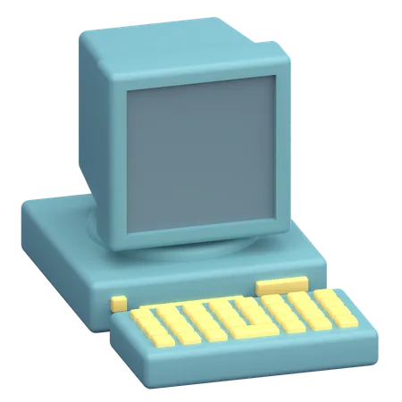 Computador  3D Icon