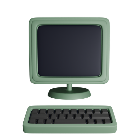 Computador  3D Icon