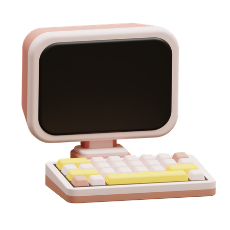 Computador  3D Icon