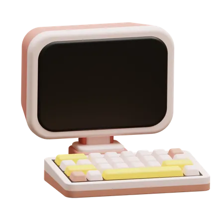 Computador  3D Icon