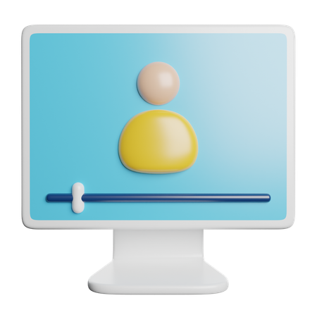 Computador  3D Icon