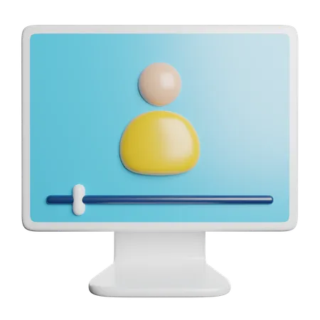 Computador  3D Icon