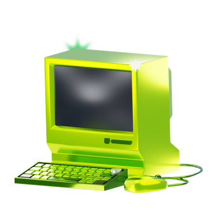 Computador  3D Icon