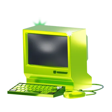 Computador  3D Icon