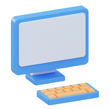 Computador  3D Icon