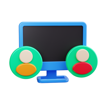 Computador  3D Icon