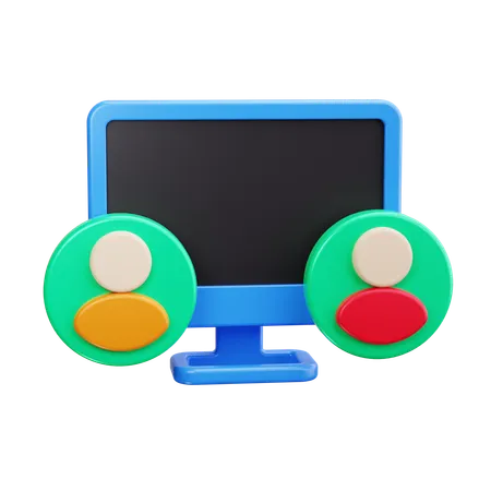 Computador  3D Icon