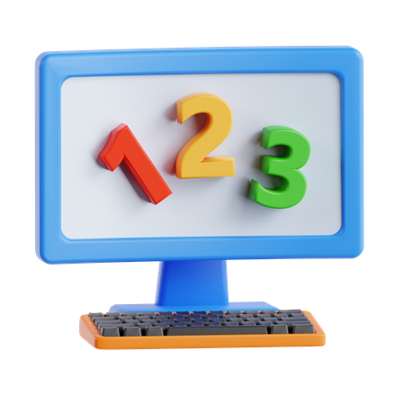 Computador  3D Icon