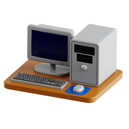 Computador  3D Icon