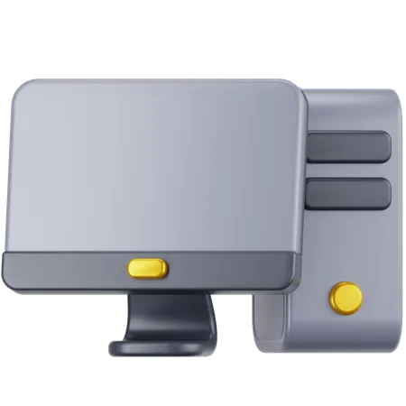 Computador  3D Icon