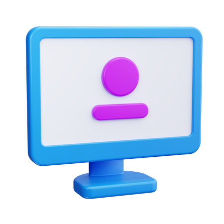 Computador  3D Icon