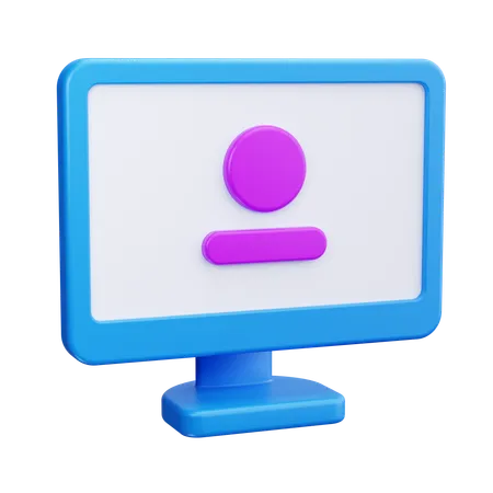 Computador  3D Icon