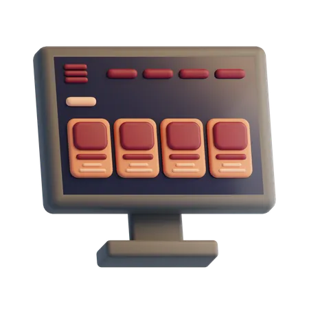 Computador  3D Icon