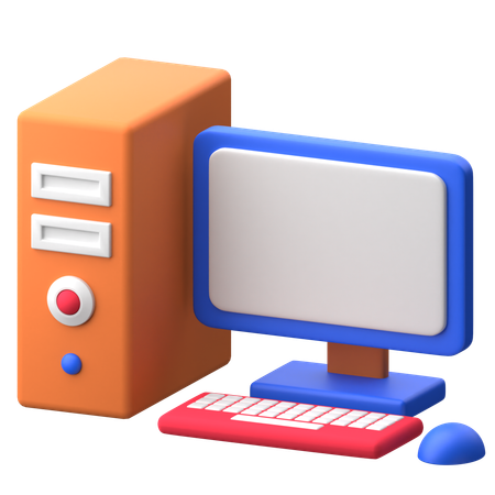 Computador  3D Icon