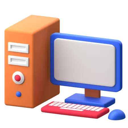 Computador  3D Icon