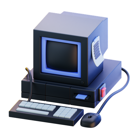 Computador  3D Icon