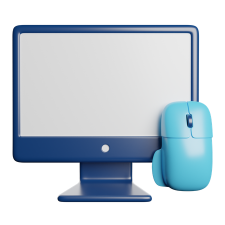 Computador  3D Icon