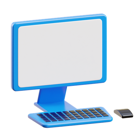 Computador  3D Icon