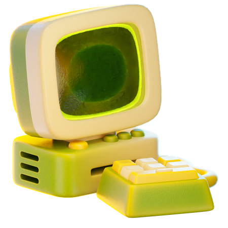 Computador  3D Icon