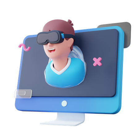 Computador 3d  3D Icon