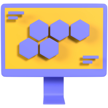 Computador  3D Icon