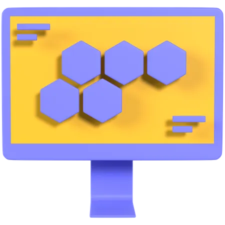 Computador  3D Icon